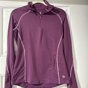 Mountain Hard Wear Women’s 1/4 Zip Athletic top, Like new, Small
